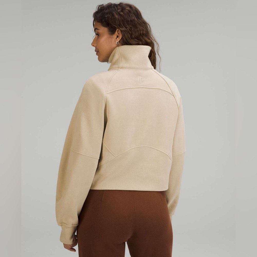 SOLD Lululemon Scuba Oversized Funnel Neck Half Zip in Trench Size M/L - Picture 2 of 8